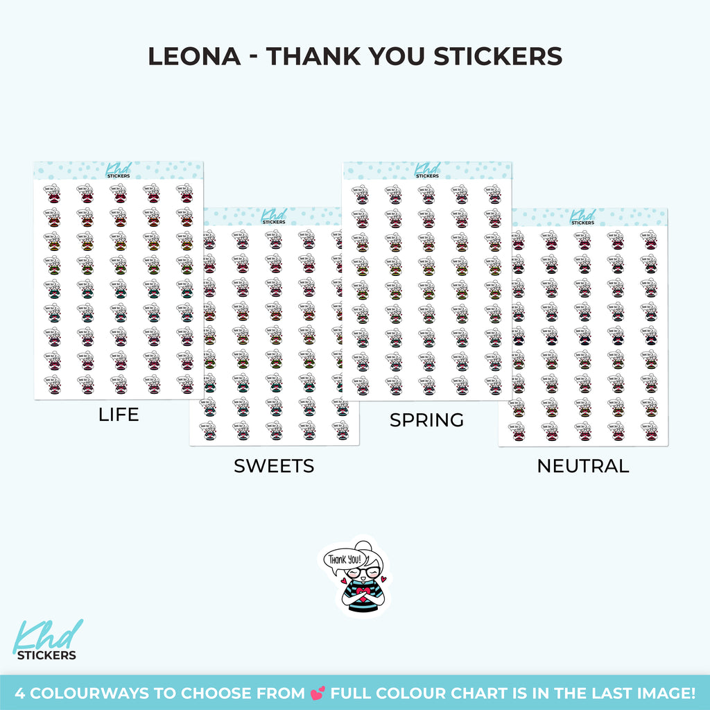 Planner Girl Leona Thank You Small