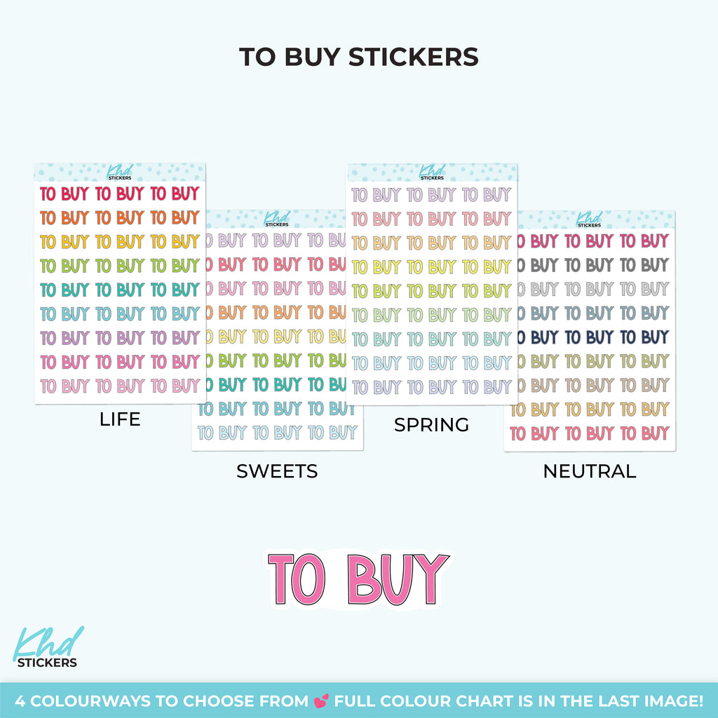 To Buy Planner Stickers Small