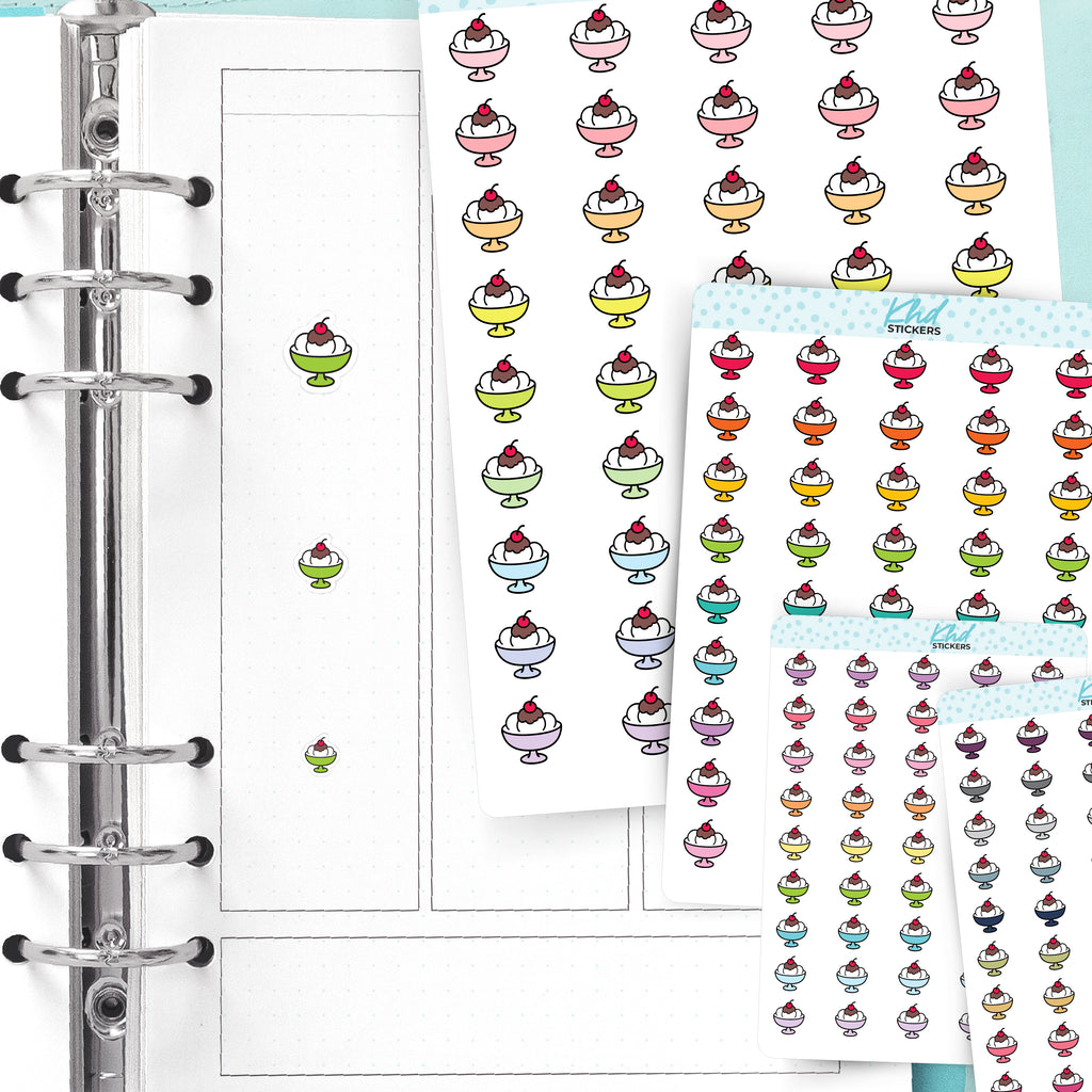 Ice Cream – Cute Food Icons for Planners Small / LIFE