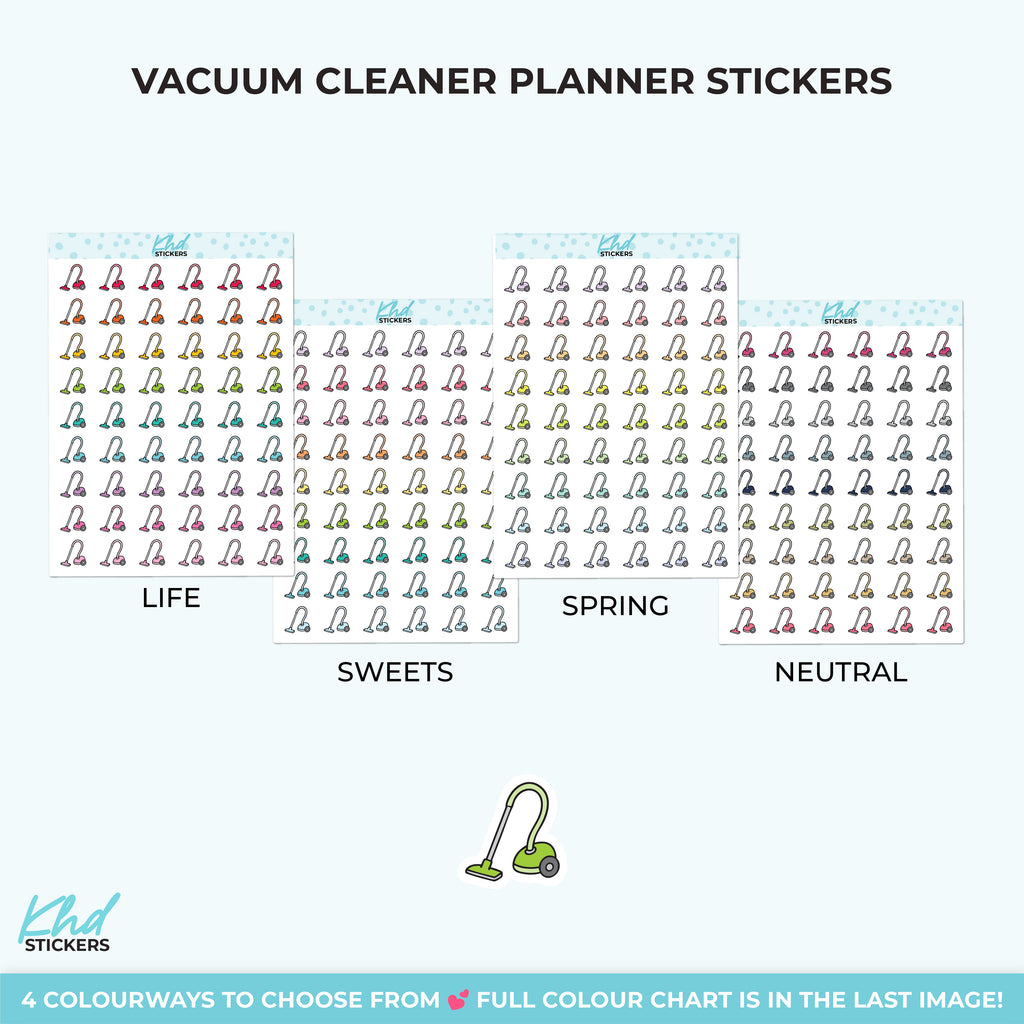 Vacuum Icon Stickers Small