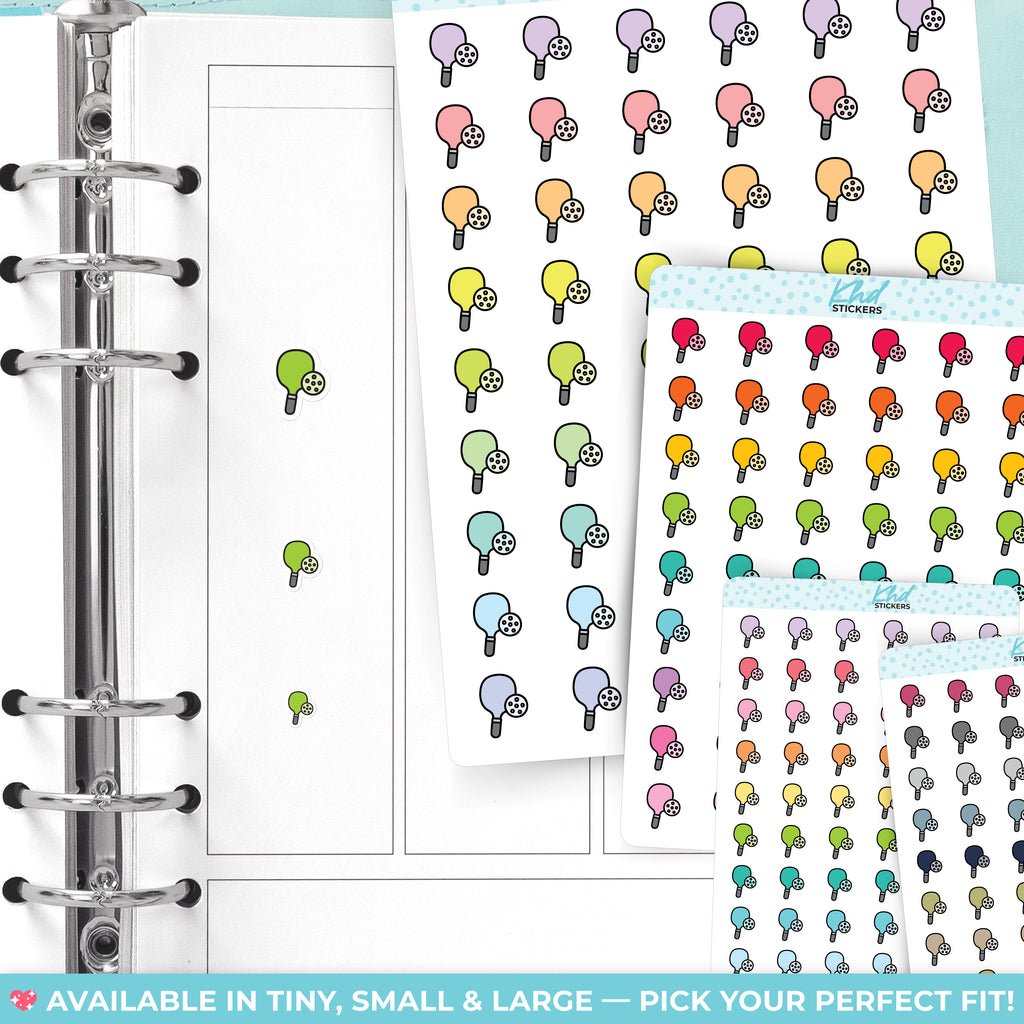 Pickleball Stickers Small / LIFE