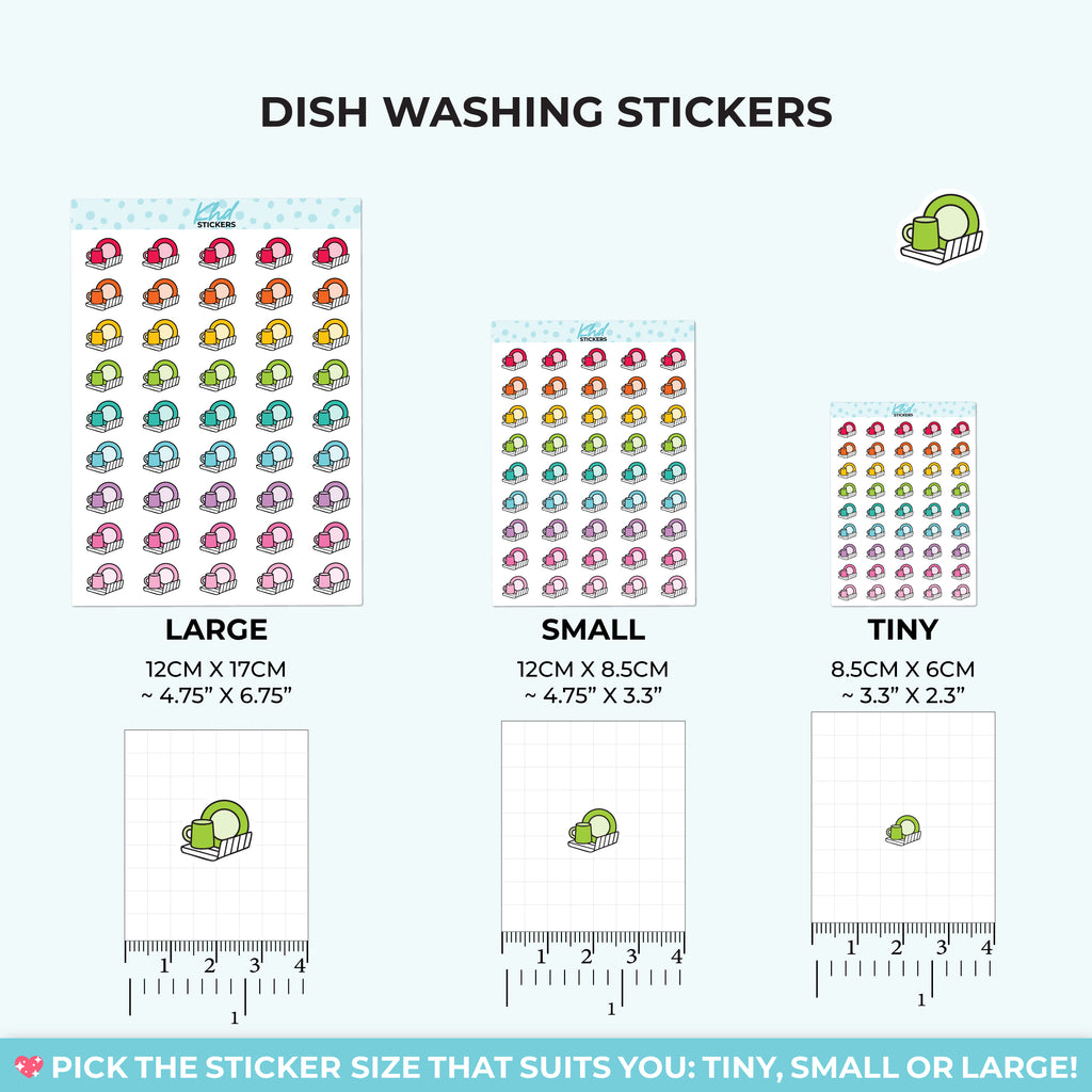 Dish Washing Stickers Small / SWEETS