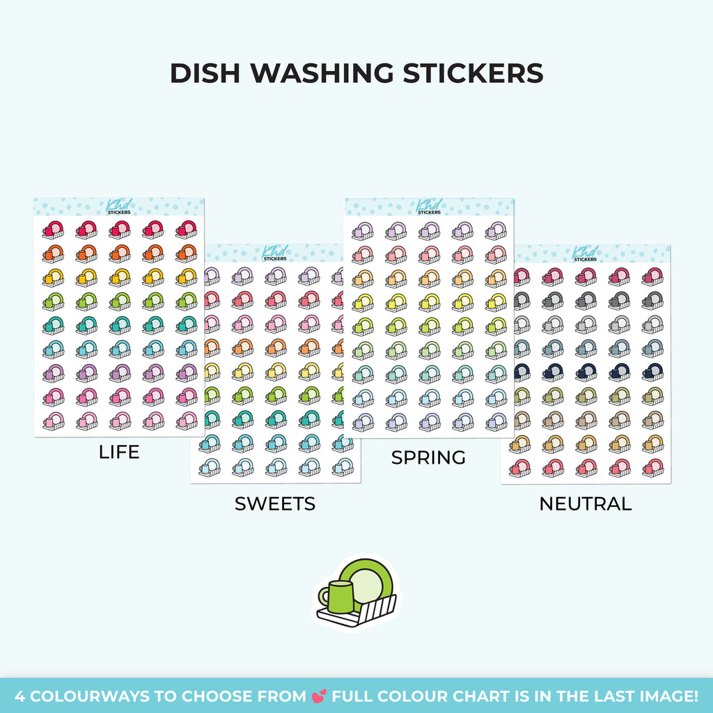 Dish Washing Stickers Small / SWEETS