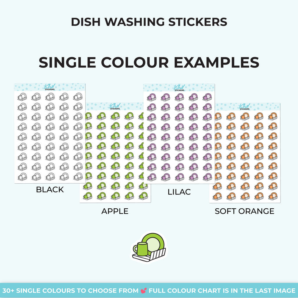 Dish Washing Stickers Small / SWEETS
