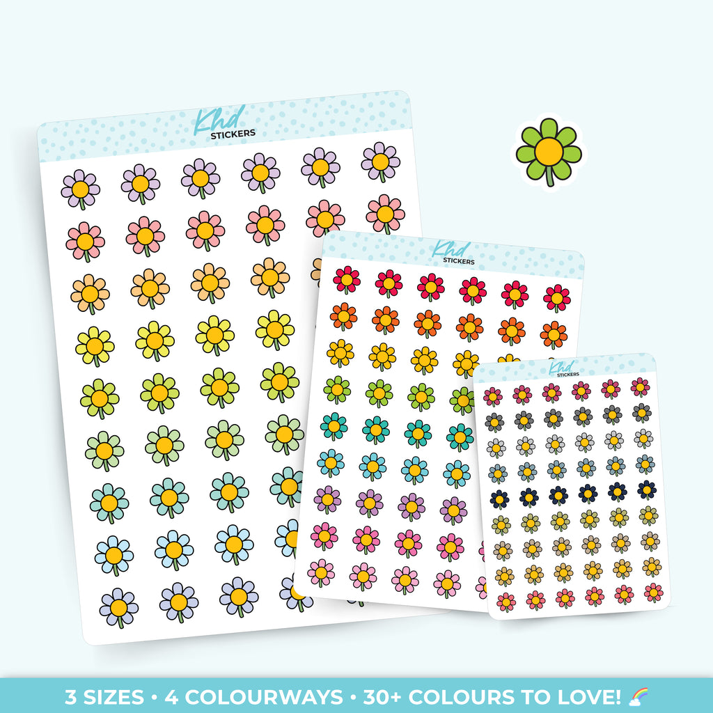 Daisy Decorative Stickers Small / LIFE