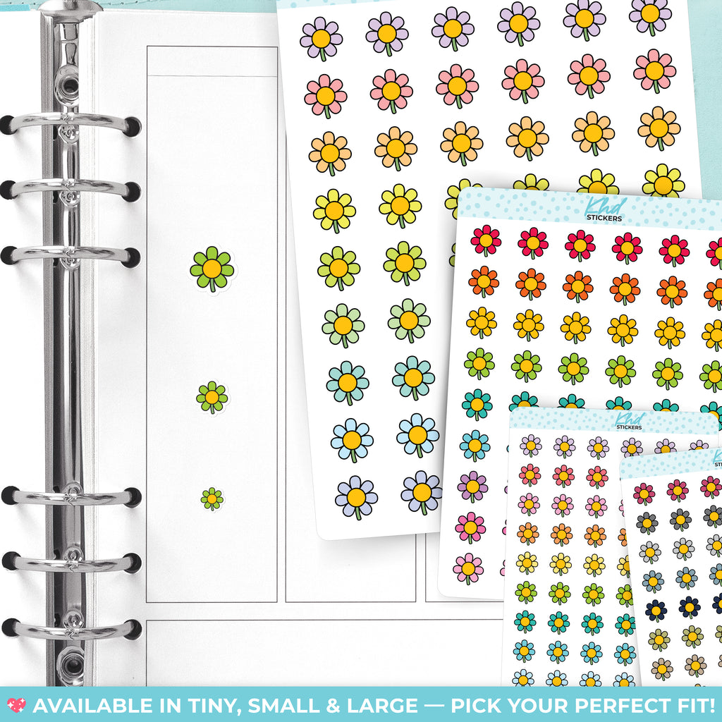 Daisy Decorative Stickers Small / LIFE
