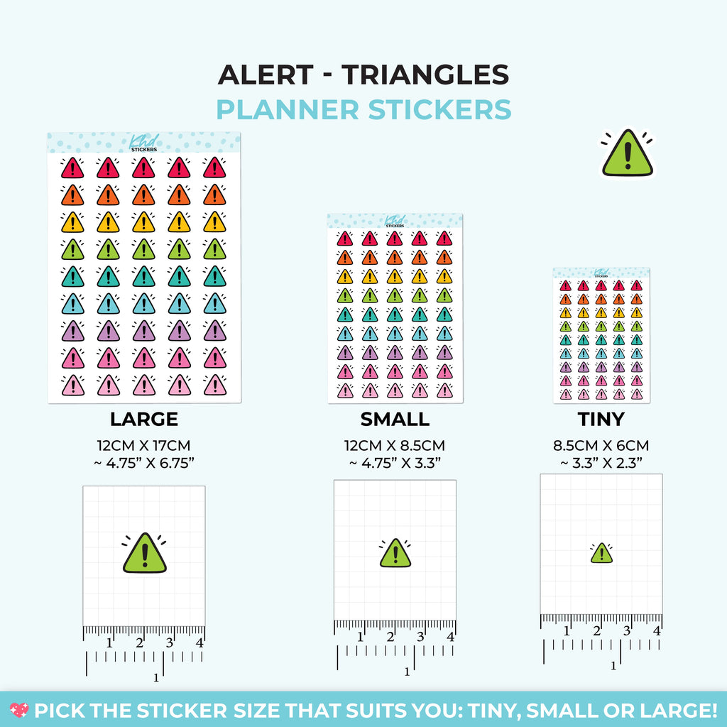 Alert - Triangles Planner Stickers - image 3