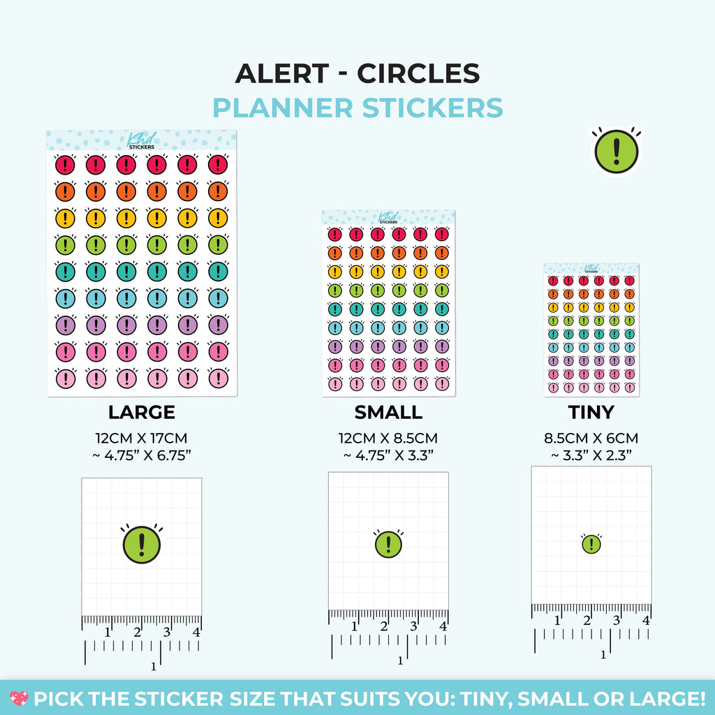 Alert - Circles Planner Stickers - image 3