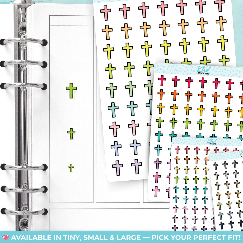 Crosses Planner Stickers - image 2