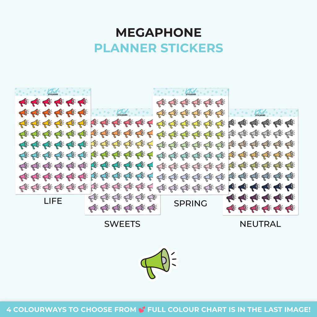 Megaphone Planner Stickers - image 4