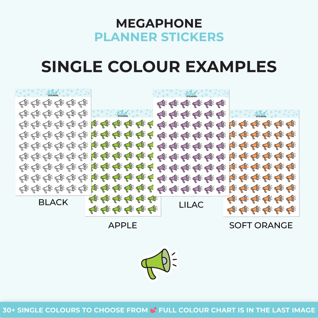 Megaphone Planner Stickers - image 5