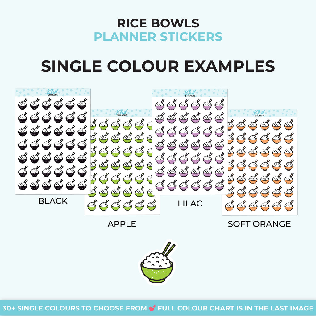 Rice Bowls Planner Stickers - image 5