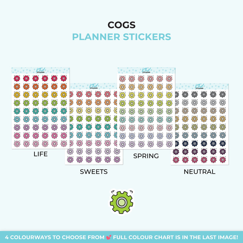 Cogs Planner Stickers - image 4