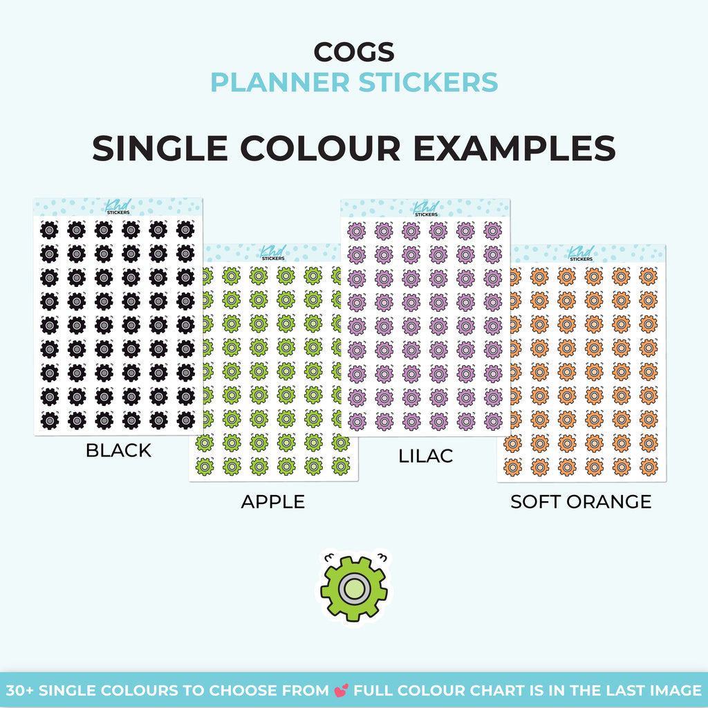 Cogs Planner Stickers - image 5