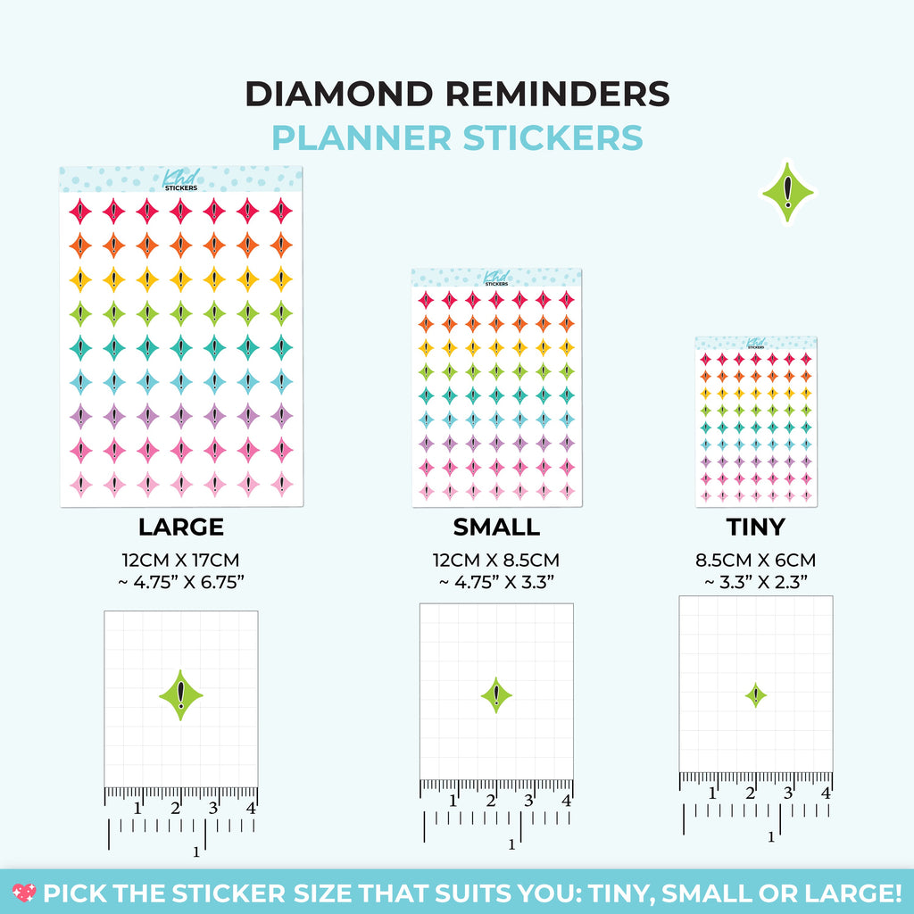 Diamond Reminders Planner Stickers - image 3