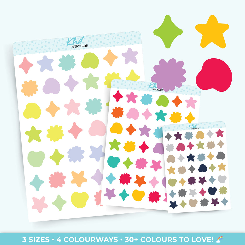 Blobs Planner Stickers - image 1