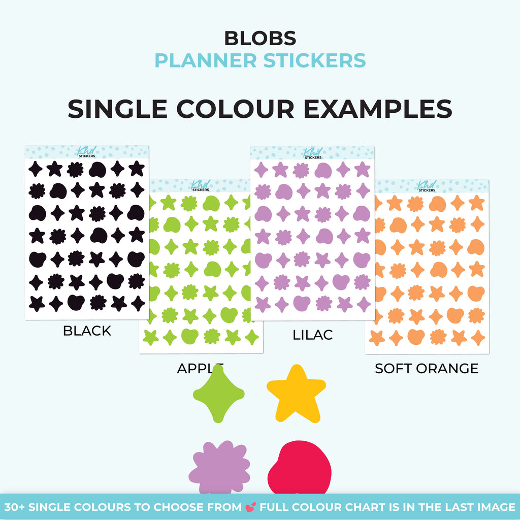 Blobs Planner Stickers - image 5