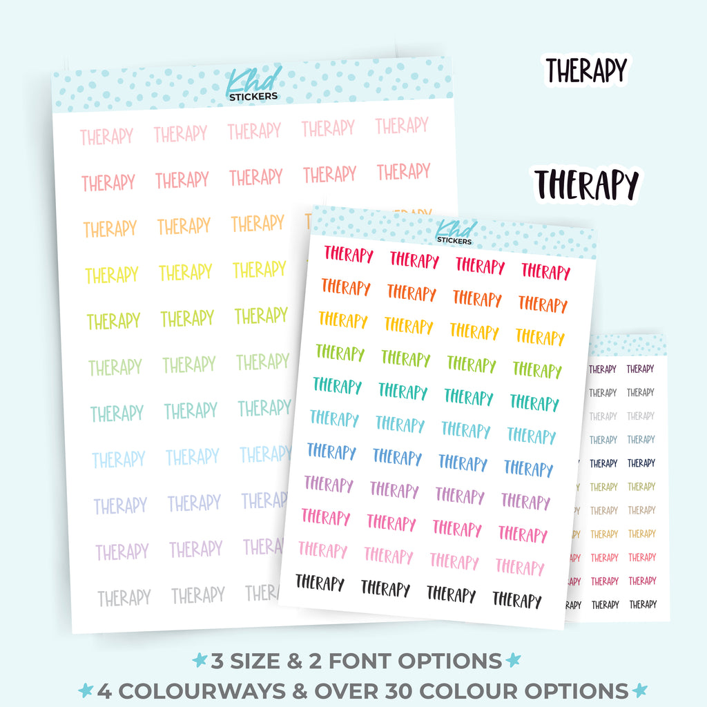 Therapy Planner Stickers Small