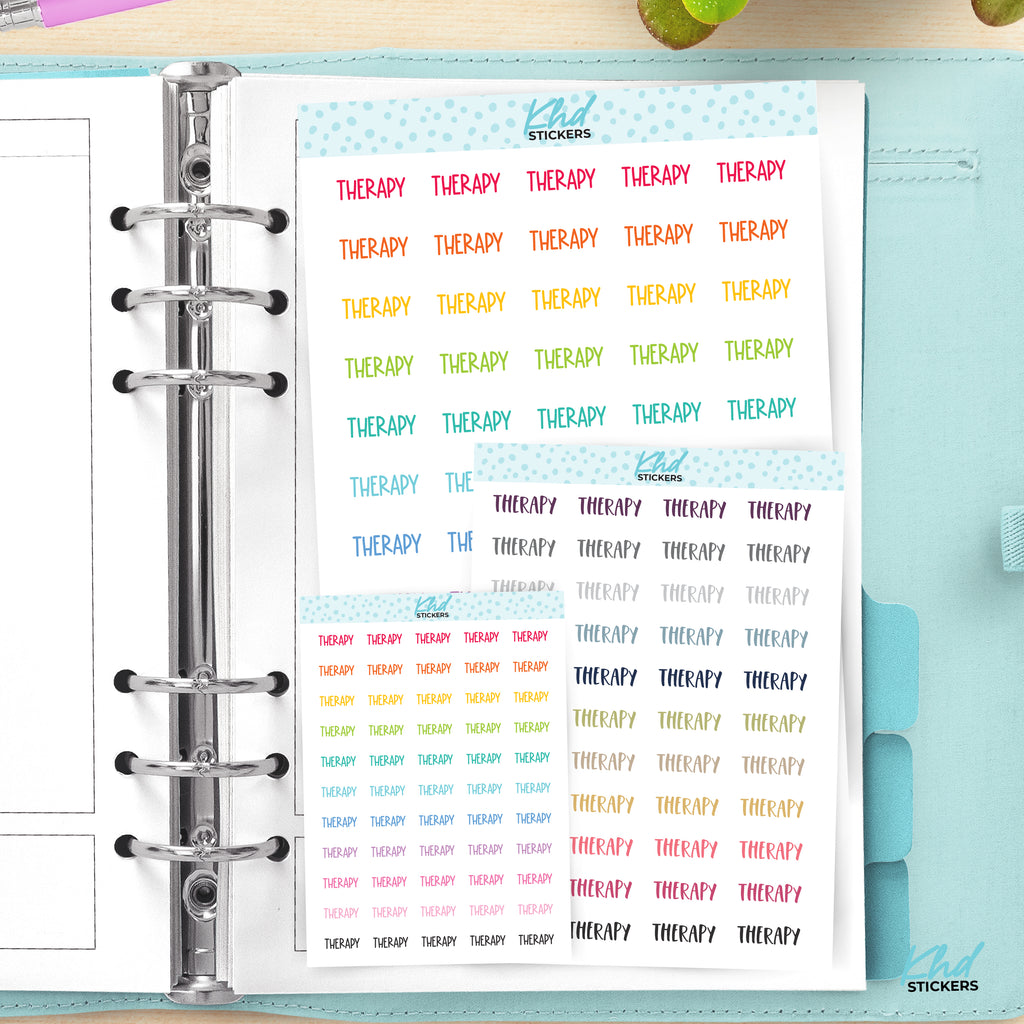 Therapy Planner Stickers Small