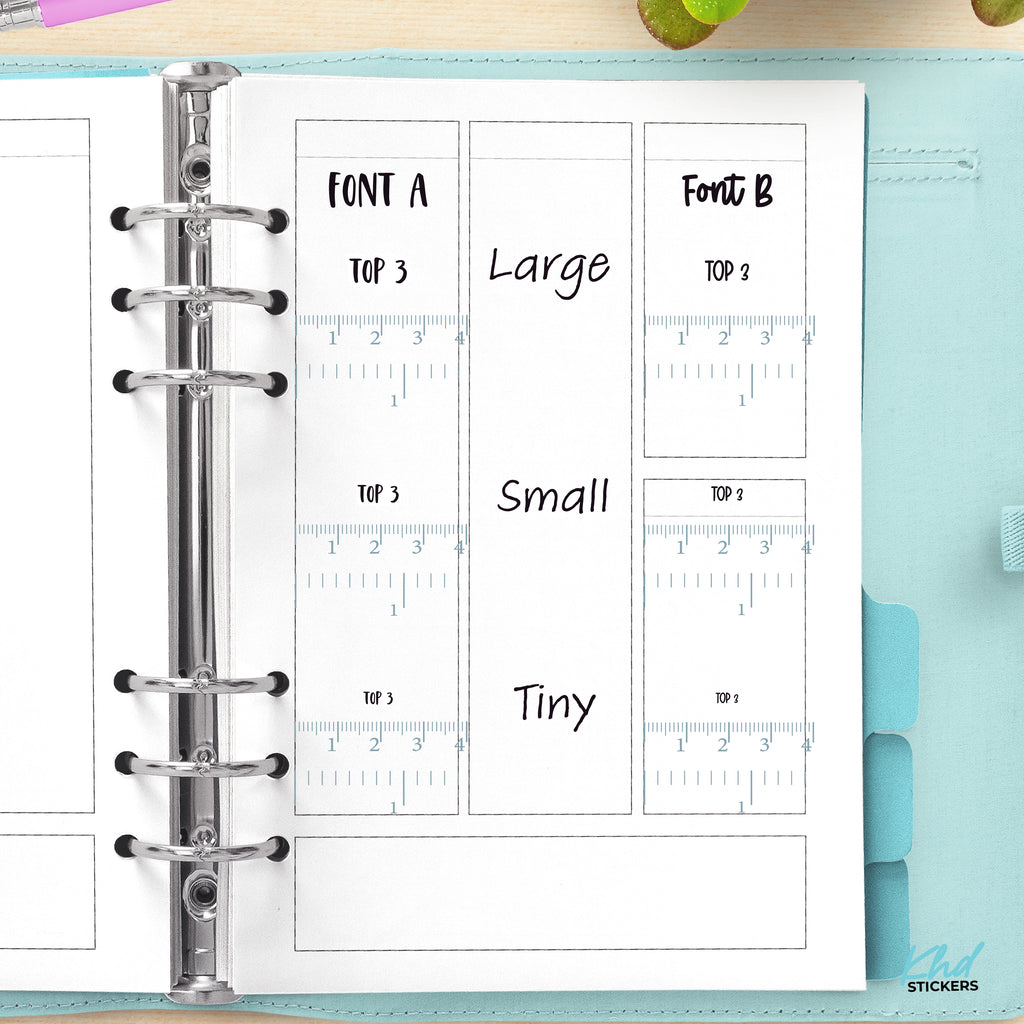 Top 3 Planner Stickers Small