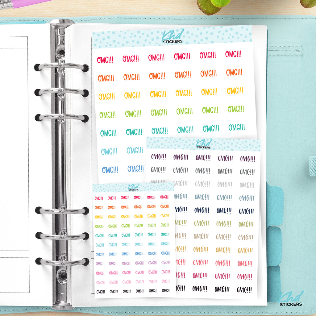 OMG Planner Stickers Small