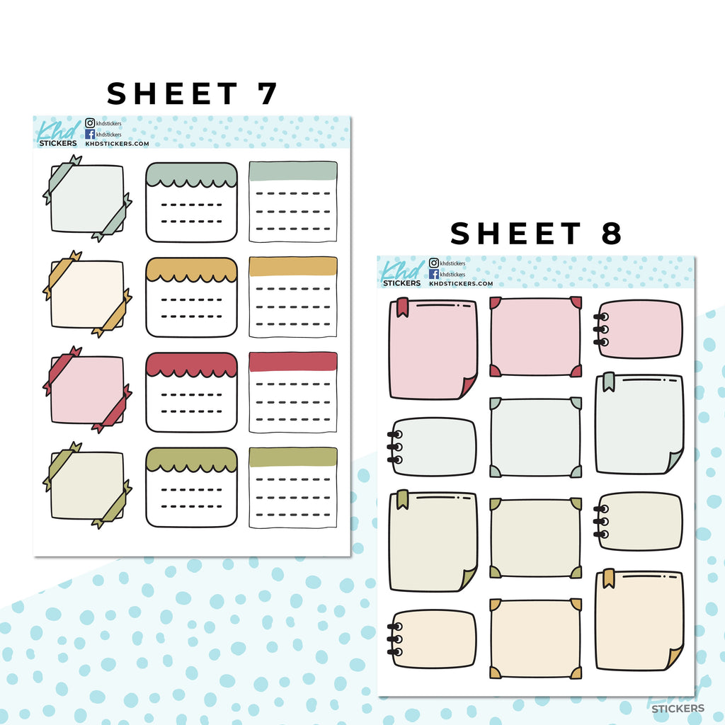 Monthly Functional Planner Sticker Kit - Nan's Kitchen - Planner Stickers - Kit 4808