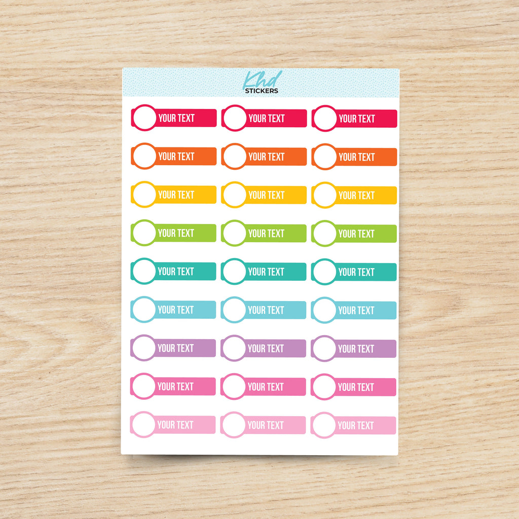 Design Your Own - Appointment Stickers