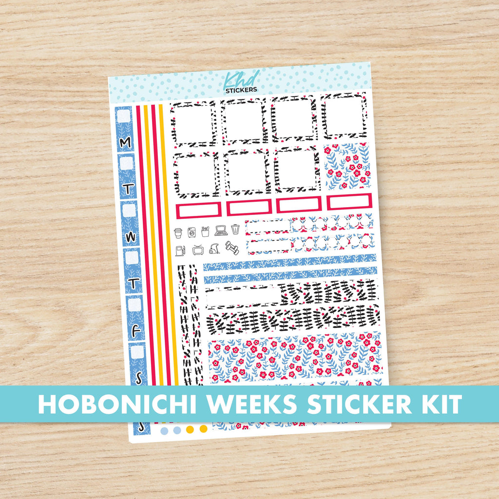 Up North Sticker kit to fit Hobonichi Weeks