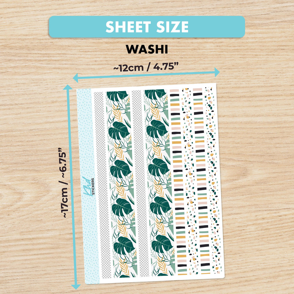 Tropical Planner Sticker Set, Set 47019