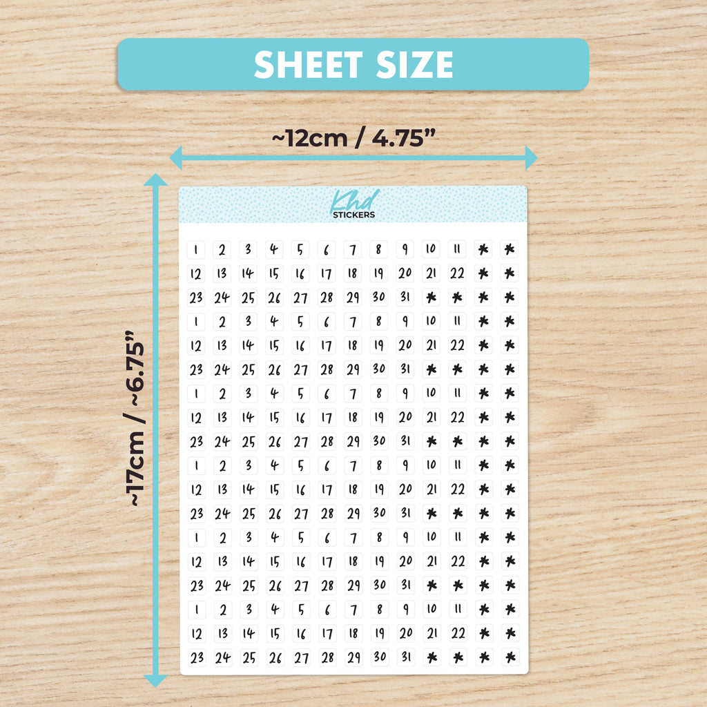 Date Dot Squares