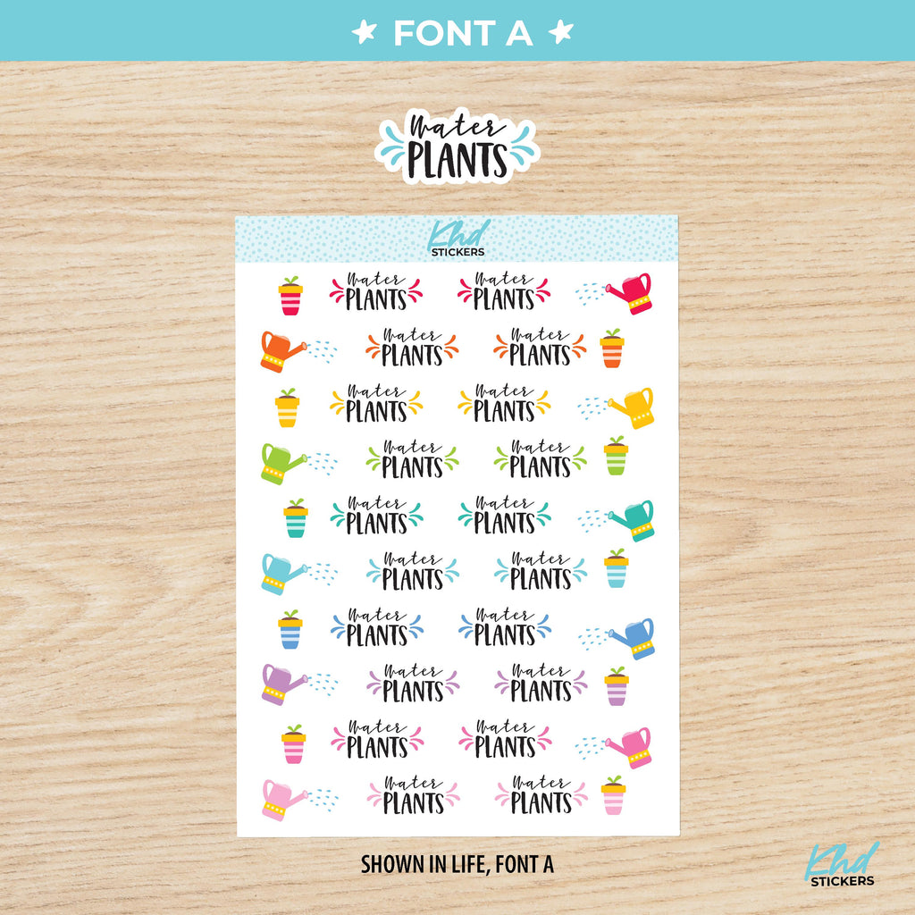 Water Plants Stickers