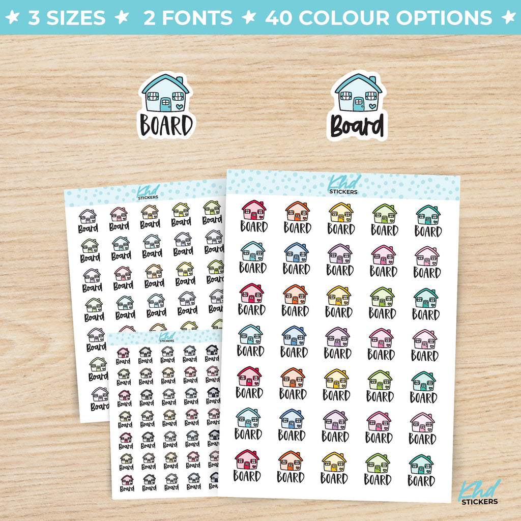 Board Planner Stickers Small