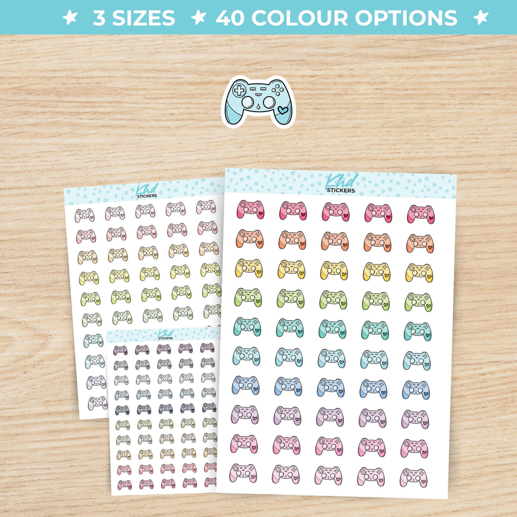 Gamer Icon Stickers Small