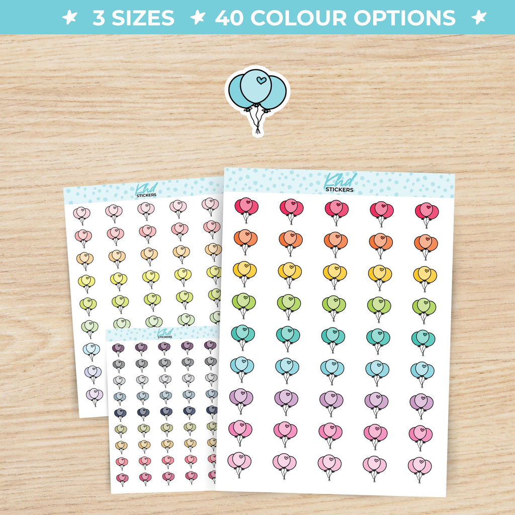 Balloon Stickers Small