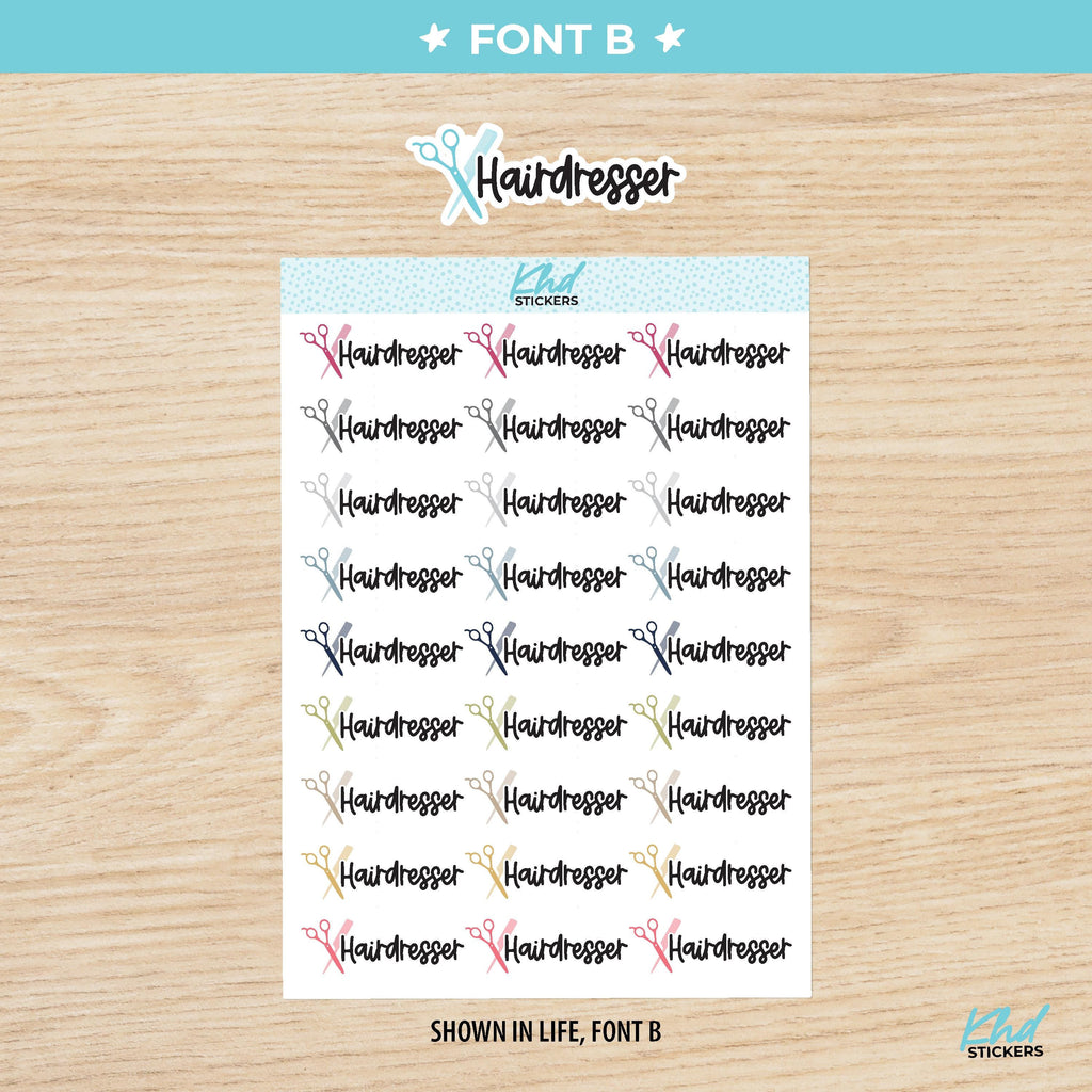 Hairdresser Stickers