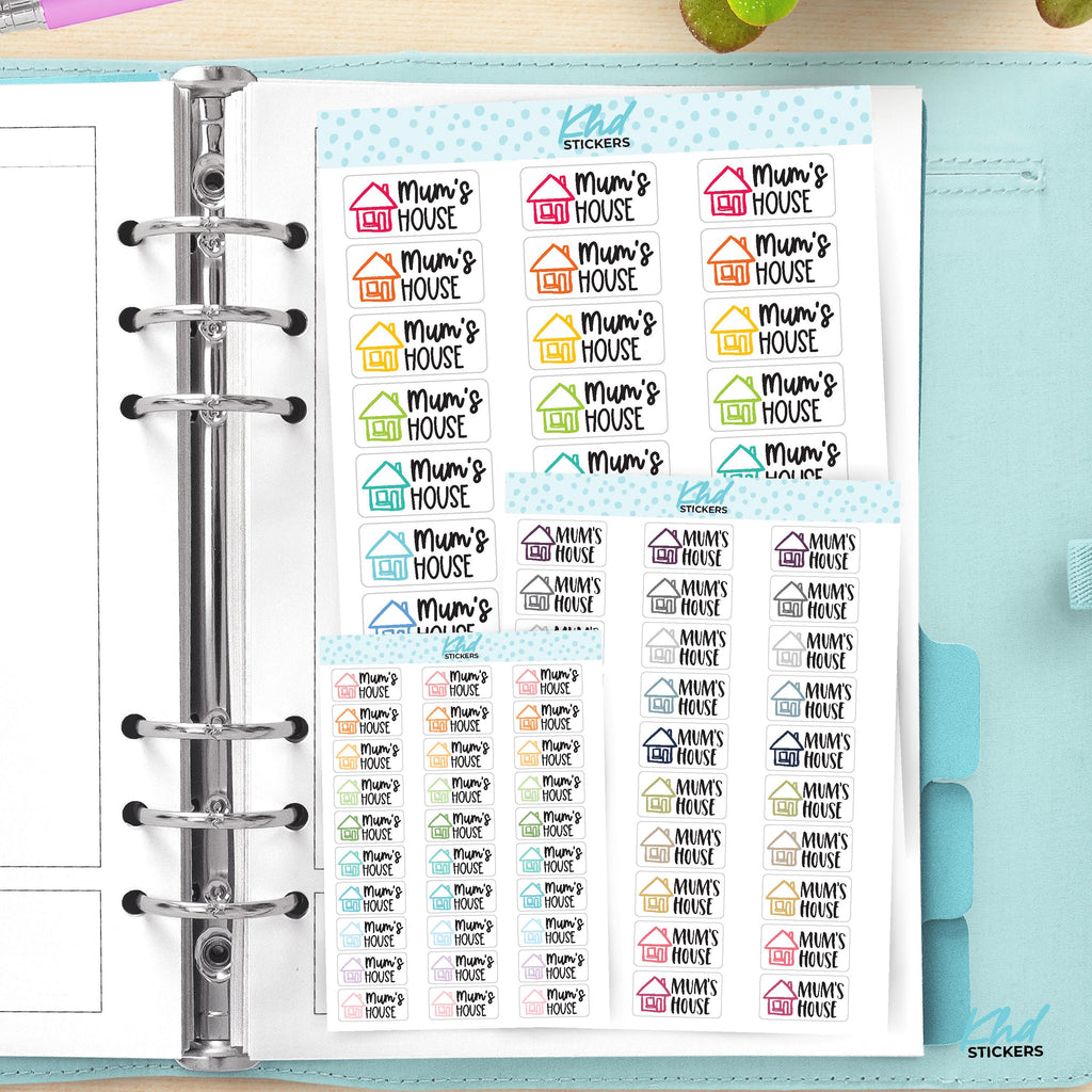 Mum's House Planner Stickers