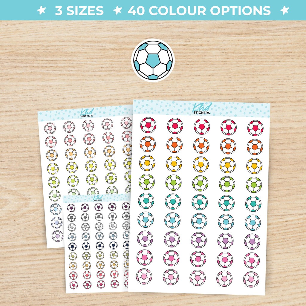 Soccer Icon Stickers Small