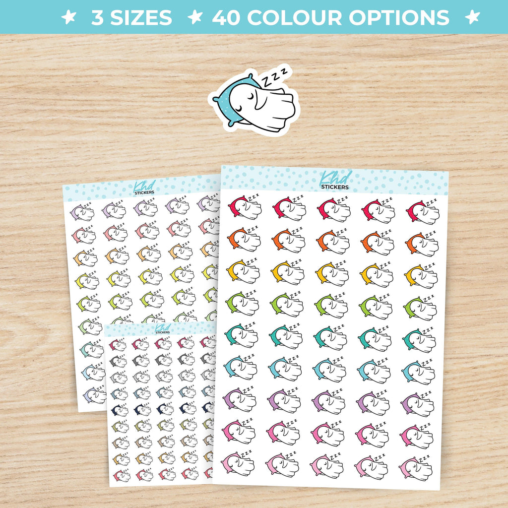 Ghost Sleep and Nap Time Planner Stickers Small / LIFE