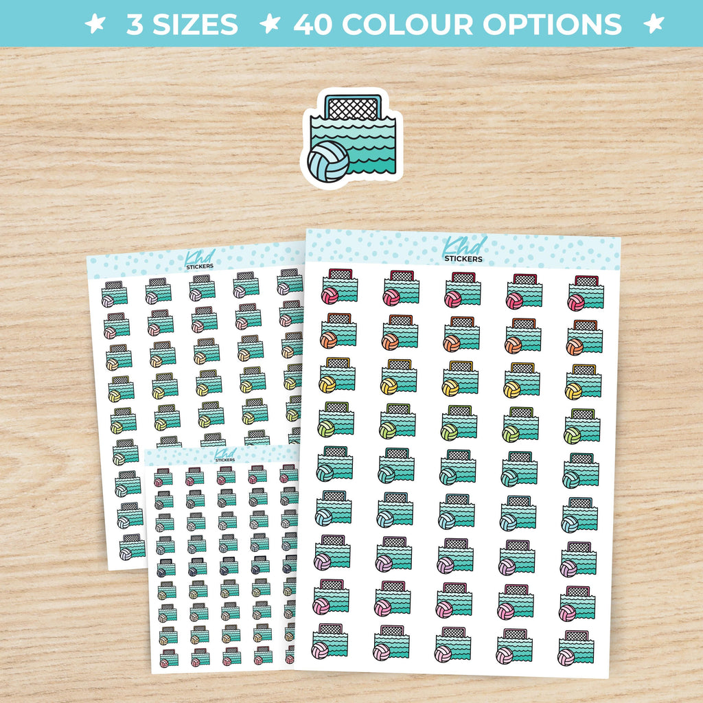 Water Polo Planner Stickers