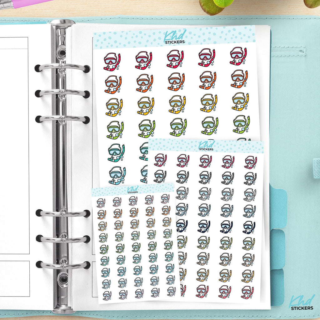 Snorkling Planner Stickers