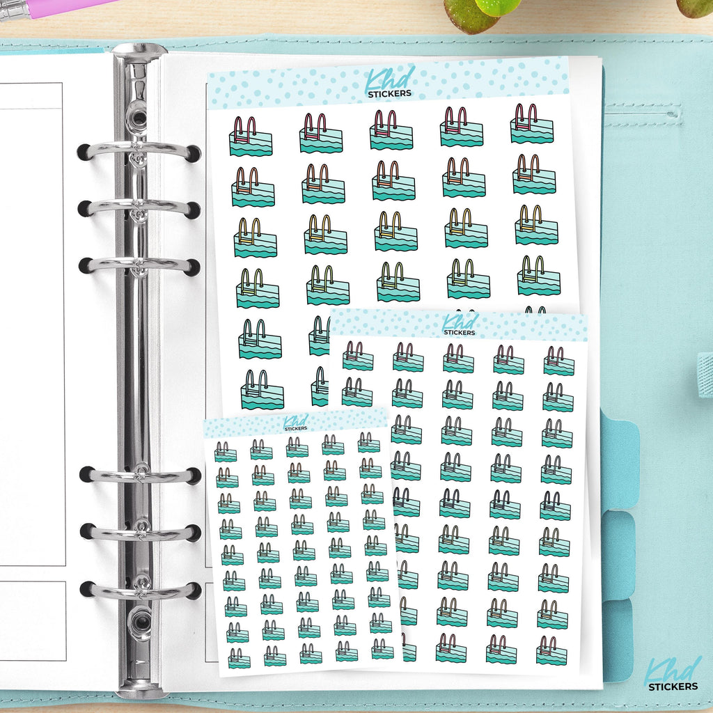 Swimning Pool Planner Stickers