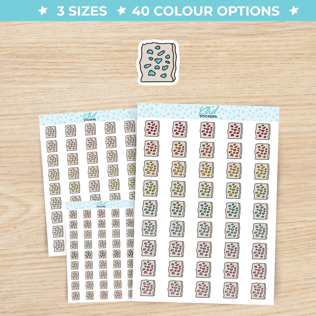 Rock Climbing Planner Stickers Small