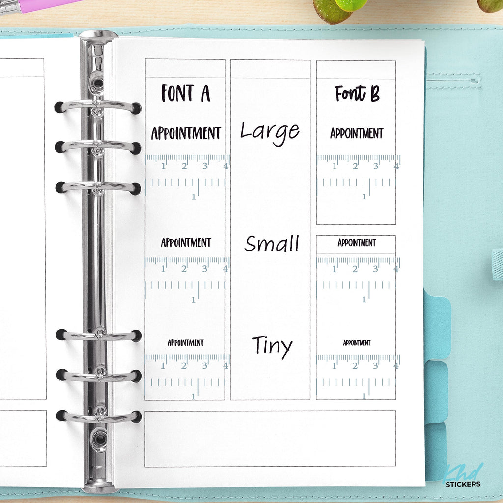 Appointments Planner Stickers