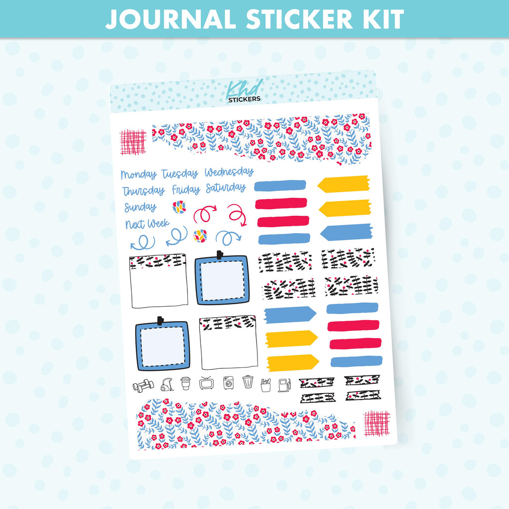 Up North Journal Weekly Sticker Kit