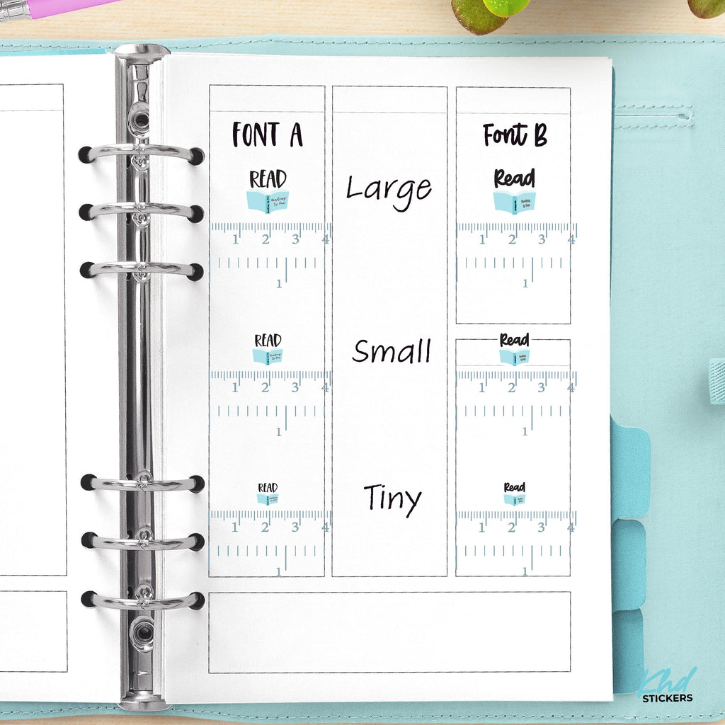 Read Planner Stickers