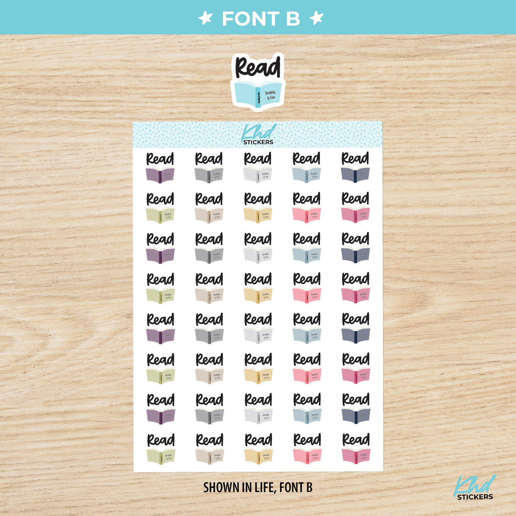 Read Planner Stickers