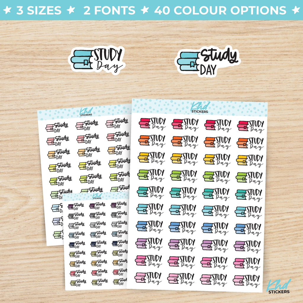 Study Day Planner Stickers Small