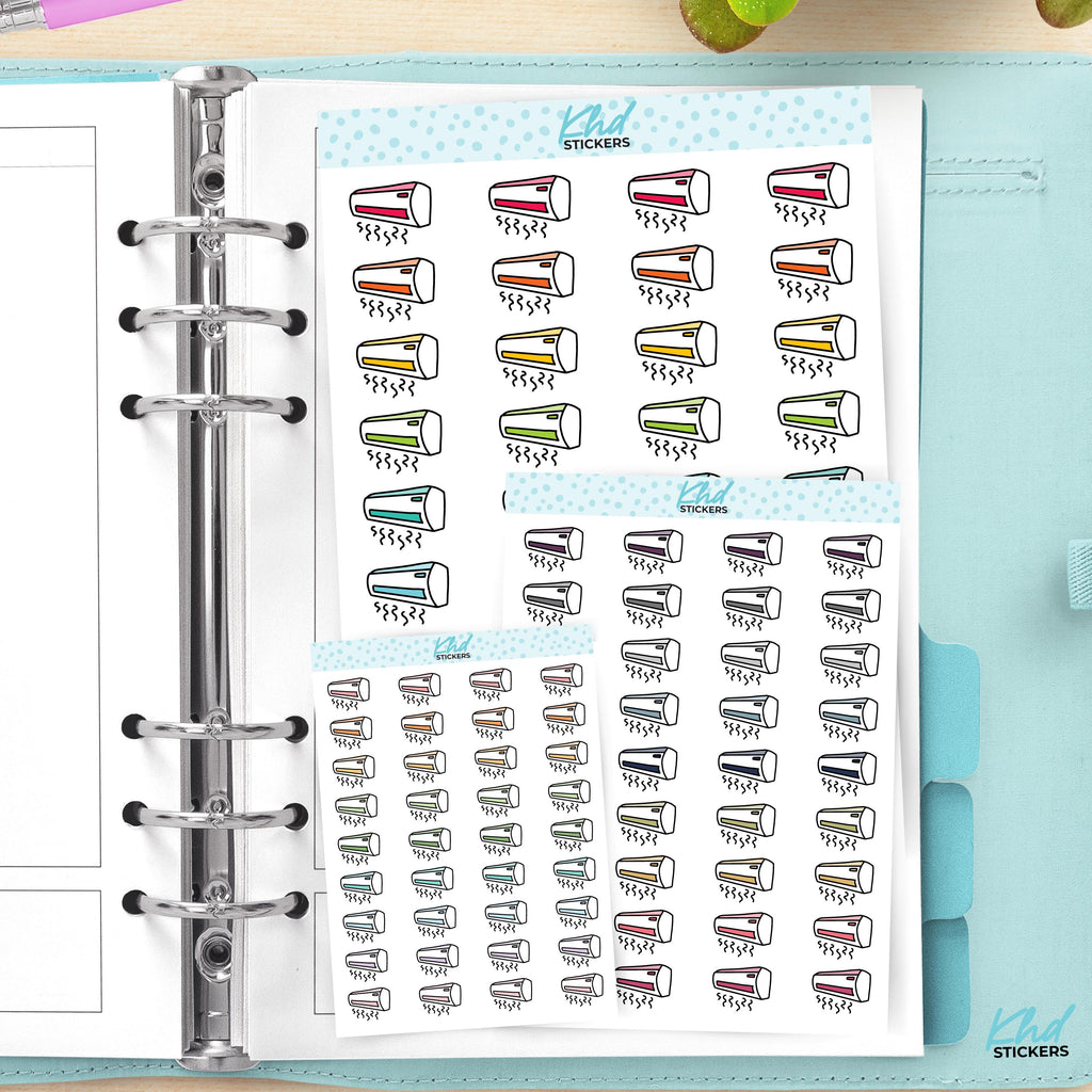 Air Conditioning Planner Stickers