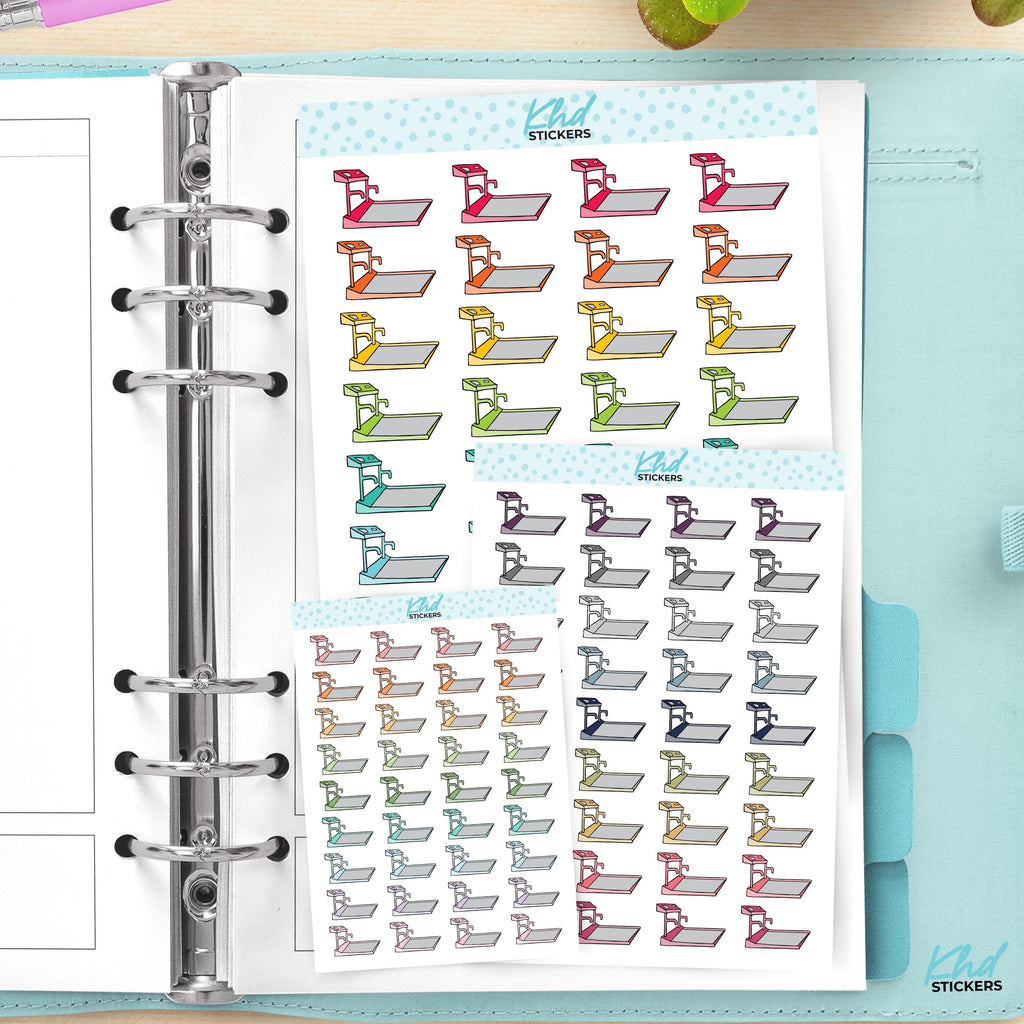 Treadmill Planner Stickers