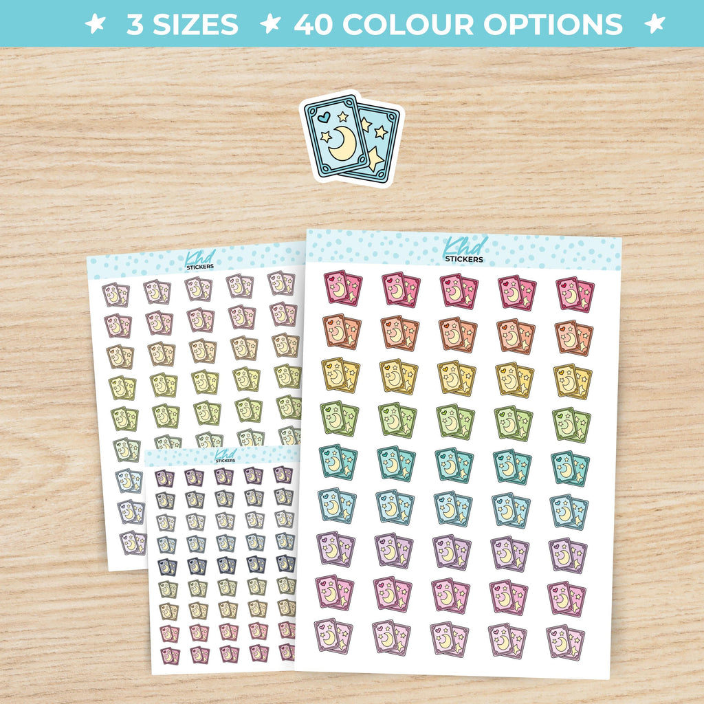 Tarot Card Icon Stickers Small